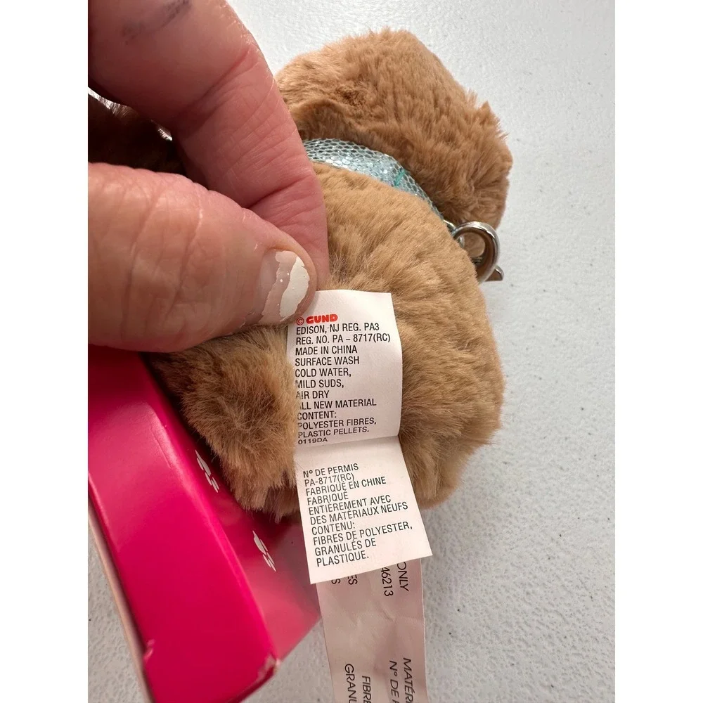 Justice Pet Shop Sophie Sloth Plush Gund Stuffed Animal Toy Brown Kids Lovey 5in